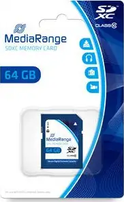 SDXC Memory Card 64GB Class 10