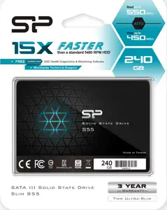 SSD Silicon Power S55 240 GB, SATA III, 2.5