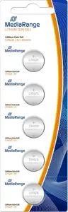 Lithium Battery Coin Cell CR1620 3V Pack5
