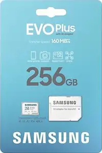 256 GB MicroSDXC Samsung EVO Plus (2024)
