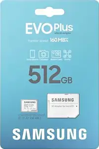 512 GB MicroSDXC Samsung EVO Plus (2024)