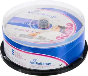 MediaRange CD-R 700MB 25pcs vollflächig bedruckbar