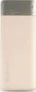 RealPower Powerbank PB-8000 Fashion Champagner 8.000mAh