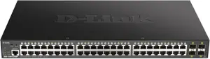Switch 440mm D-Link DGS-1250-52XMP 4*SFP+/48*GE PoE+ retail