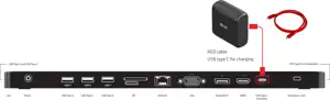 Club3D 4K ChargingDock USB-C ->5xUSB3/DP/HDMI/VGA/LAN 100W retail