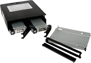 Backplane IcyDock 2x6,3cm SATAI-III/SAS in 1x5,25