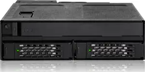 Backplane IcyDock 2x6,3cm SATAI-III in 1x5,25