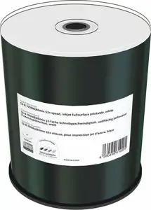 MediaRange CD-R 700MB 100pcs vollflächig bedruckbar silber