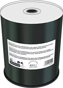 MediaRange CD-R 700MB 100pcs Waterguard weiß wasserfest