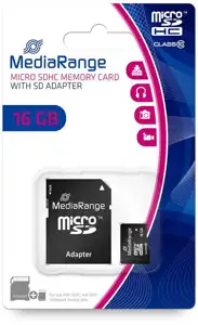 Micro SDHC Card 16GB Class 10 with SD adaptor