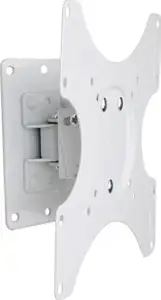 Wall Support for LCD LED 19-37'' Tiltable 1 Joint, VESA ut to 200 x 200, 25 Kg Max, White