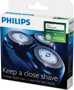 Philips HQ900 Series Shaving Heads HQ56/50 Recyclable CloseCut replacement shaver heads