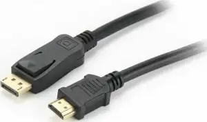 Transmedia DisplayPort plug to HDMI plug, 2,0 m