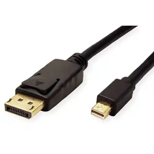 Roline mini DisplayPort kabel, mDP-DP M/M, v1.3/1.4, 2.0m