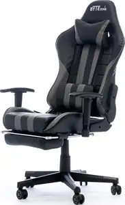 Gaming chair Bytezone PYTHON, massage cushion / Bluetooth speakers (black-gray)