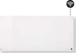 MILL panel convection radiator Wi-Fi 900W white glass GL900WIFI3