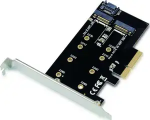 CONCEPTRONIC PCI Express Card 2-Port M.2 SSD Adapter