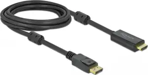 DELOCK DisplayPort 1.2 > HDMI Kabel 4K 60Hz 2,0m aktiv
