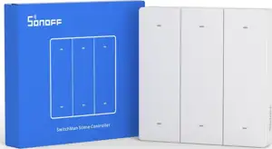 SONOFF smart Wi-Fi wall switch R5, white.