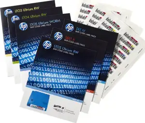 HPE LTO6 Ultrium Barcode Label RW (100+10) Q2013A