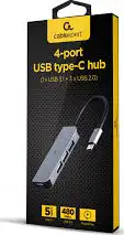 GEMBIRD Hub USB-C 4-Porty