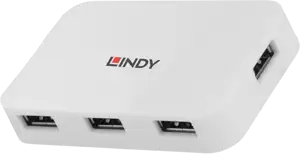 Lindy 4 Port USB 3.0 Hub Basic - hub - 4 ports