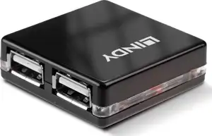 Lindy 4 Port USB 2.0 Mini Hub - hub - 4 ports