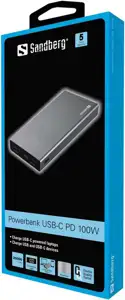 SANDBERG Powerbank 20000 mAh USB-C PD 100W