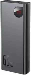 Baseus Power Bank Adaman Metal 20000mAh PD QC 3.0 65W 2 x USB + USB-C + micro USB crna