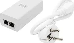 DIGITUS Gigabit Ethernet PoE Injektor 802.3at 30W weiß