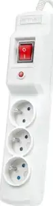 Armac Multi M3 | Razvodnik | prenaponska zaštita, 3 utičnice, kabel 1,5 m, siva