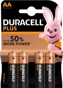 Duracell Batterie Plus NEW - AA (MN1500/LR06) Mignon 4St.