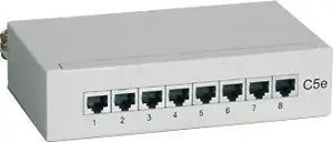 8-Port Cat.5e Desktop Patch Panel