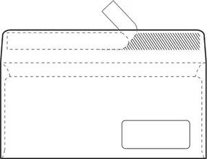 Kuverte ABT-PD strip 80g pk1000 Fornax