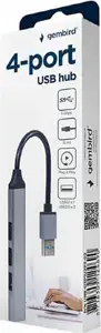GEMBIRD Hub USB 3.1 - 3 x USB 2.0 + 1 x USB 3.1 srebrna