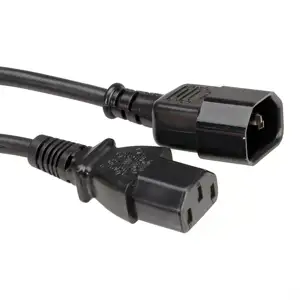Roline naponski kabel PC-Monitor, crni, 0.5m