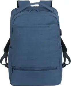RivaCase blue large backpack for laptop 17.3 