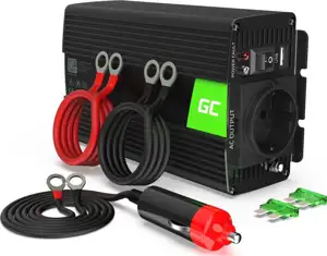 Green Cell KFZ Power Inverter 24V > 230V 1000W Black