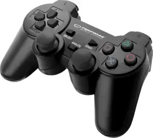Esperanza EGG107K Gaming Controller Gamepad PC,Playstation 3 Analogue / Digital USB 2.0 Black