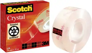 Traka ljepljiva nevidljiva 19mm/33m Scotch Crystal-600 3M.