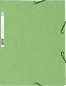 Fascikl klapa s gumicom chartreuse A4 Exacompta 55513E limeta zeleni