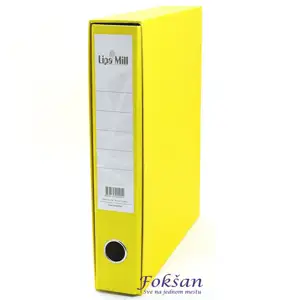 Registrator A4 uski u kutiji Lipa Mill 004148 žuti
