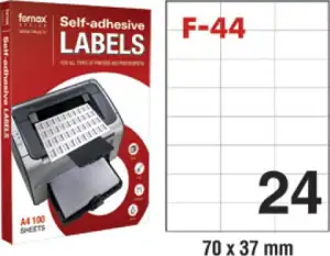 Etikete ILK 70x37mm pk100L Fornax F-44