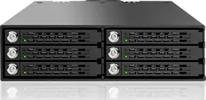 Backplane IcyDock 6x6,3cm SATAI-III in 1x5,25