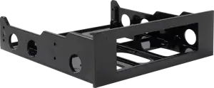 3.5 to 5.25 Front Bay Adapter - Mount 3.5 HDD in 5.25 Bay - Hard Drive Mounting Bracket w/ Mounting Screws (BRACKETFDBK) - storage bay adapter