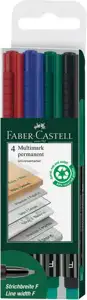 Marker permanentni 0,6mm Multimark Faber Castell 1513/4