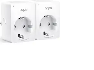 Mini Smart Wi-Fi Socket 2-PACK, Energy Monitoring, 100-240 V, Max Load 16 A, 50/60 Hz, 2.4 GHz Wi-Fi networking, Amazon Certified for Humans (FFS), Energy Monitoring, Voice Control (works with Amazon 