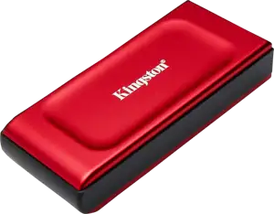 Kingston SSD 2TB XS1000 Red External USB 3.2 Gen 2 Portable Solid State Drive, SXS1000R/2000G