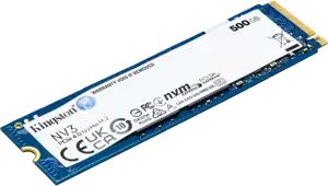 Kingston SSD 500GB NV3 M.2 2280 PCIe 4.0 NVMe SSD , SNV3S/500G