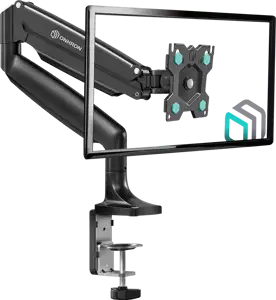 ONKRON Monitor Desk Mount for 13 to 32-Inch LED LCD Flat Monitors up to 9 kg, Black